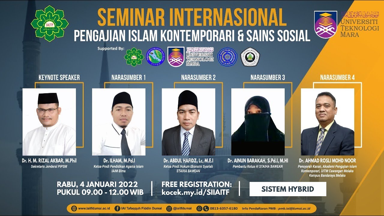 Seminar Internasional Pengajian Islam Kontempopari & Sains Sosial