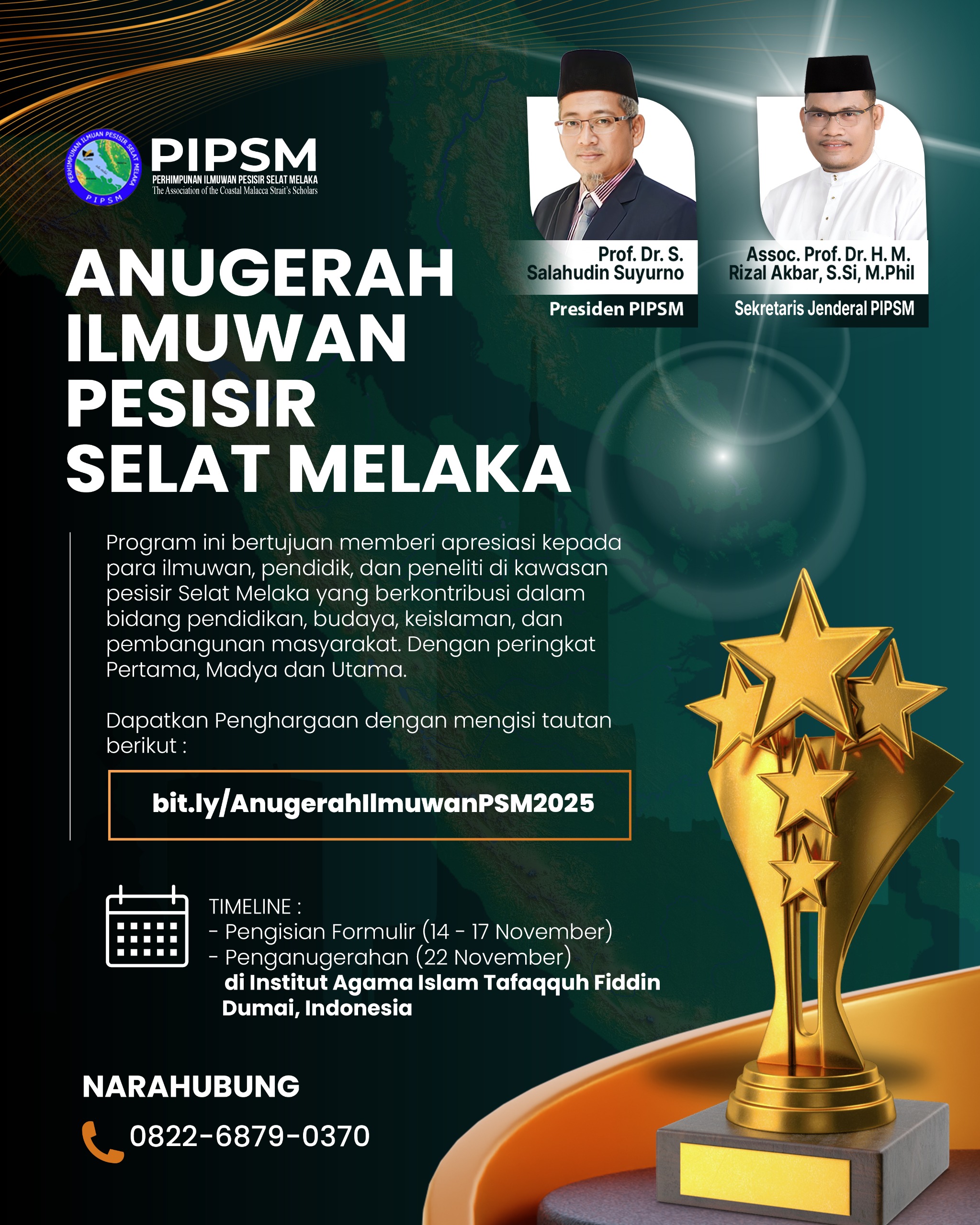 ANUGERAH ILMUWAN PESISIR SELAT MELAKA 2025